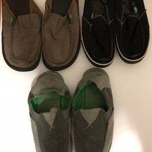 3 pairs of Sanuks for 25!